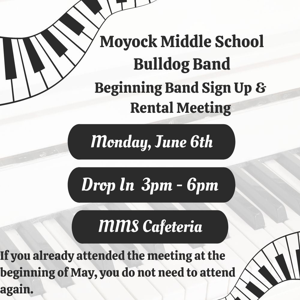 Beginning Band Sign Up Meeting 