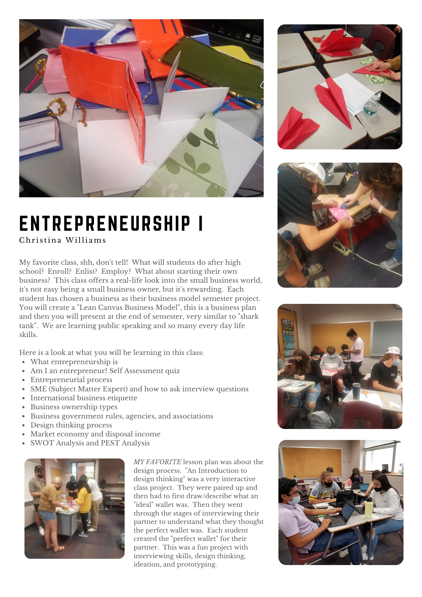 Welcome to Entrepreneurship Classes