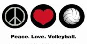 Peace. Love. Volleyball. 
